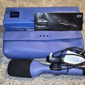 GHD Duet Style Air Styler In Elemental Blue Hair with Case